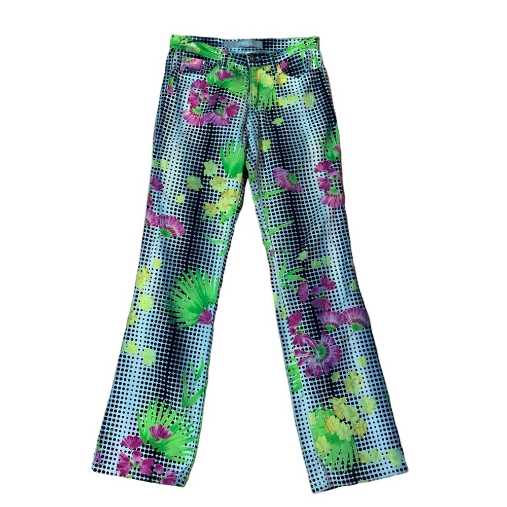 Versace Couture Floral Psychedelic Pants | 30 waist